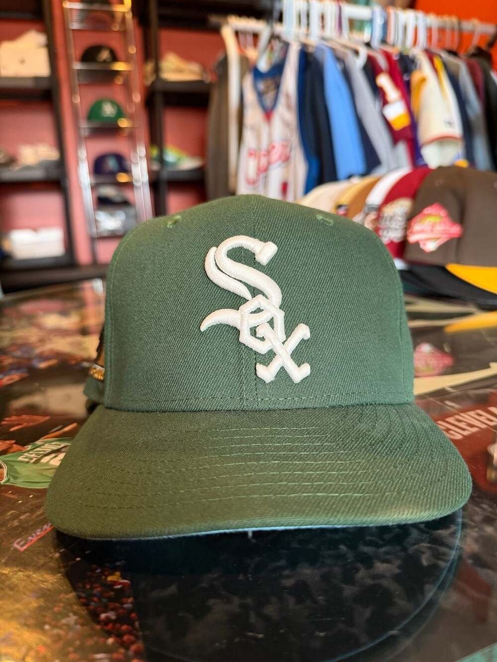 New Era Chicago White Sox 59FIFTY Size 7 Green Fitted Hat